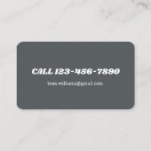 Carte De Visite Réparation de l'ordinateur (Dos)