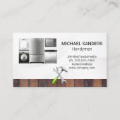 Carte De Visite Réparation de maintenance (Devant)