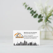 Carte De Visite Réparation de maison | Construction commerciale | (Debout devant)