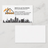 Carte De Visite Réparation de maison | Construction commerciale | (Devant / Derrière)
