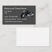 Carte De Visite Réparation De Moto Pièces Et Service (Devant / Derrière)