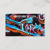 Carte De Visite Réparation de motocyclette Mécanique Gras Deux côt (Devant)