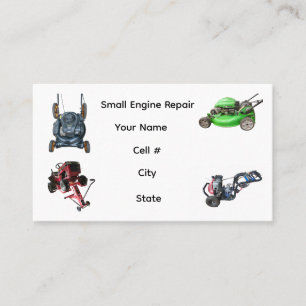 Carte De Visite Réparation de petits moteurs