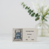 Carte De Visite Réparation de petits moteurs (Debout devant)