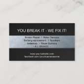 Carte De Visite Réparation de smartphone moderne (Dos)