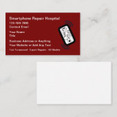 Carte De Visite Réparation de Smartphone Simple (Devant / Derrière)