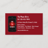 Carte De Visite Réparation de téléphone mobile (Devant)