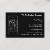 Carte De Visite Réparation de téléphones cellulaires et de périphé (Devant)