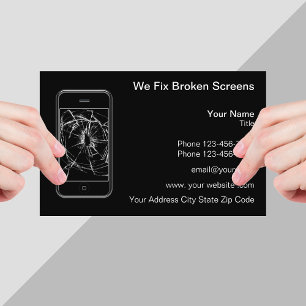 Carte De Visite Réparation de téléphones portables et d'appareils