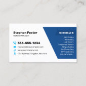 Carte De Visite Réparation De Toits Locaux, Réparation De Toits, S (Dos)