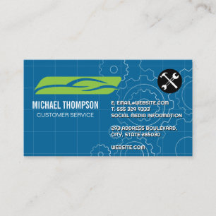 Carte De Visite Réparation d'entretien de voiture   Services autom