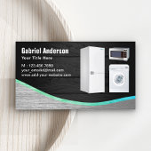 Carte De Visite Réparation des appareils électroménagers en acier