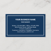 Carte De Visite Réparation des appareils électroménagers en or ble (Dos)