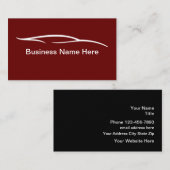 Carte De Visite Réparation des carrosseries automobiles profession (Devant / Derrière)