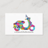 Carte De Visite Réparation des loyers à cyclomoteurs à l'arc-en-ci (Dos)