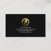 Carte De Visite Réparation des maisons de la foudre lumineuse (Dos)