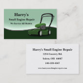 Carte De Visite Réparation des petits moteurs (Devant / Derrière)