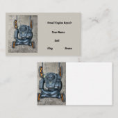 Carte De Visite Réparation des petits moteurs (Devant / Derrière)