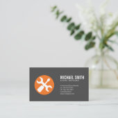 Carte De Visite Réparation des services à domicile | Logo des outi (Debout devant)