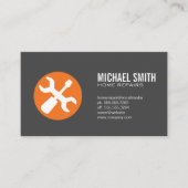 Carte De Visite Réparation des services à domicile | Logo des outi (Devant)