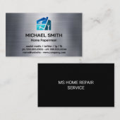 Carte De Visite Réparation des services à domicile | Outils main d (Devant / Derrière)