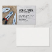 Carte De Visite Réparation des services à domicile | Outils matéri (Devant / Derrière)