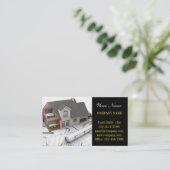 Carte De Visite Réparation des toits rénovation des maisons (Debout devant)