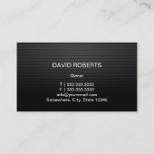 Carte De Visite Réparation détaillante automatique des véhicules à (Dos)