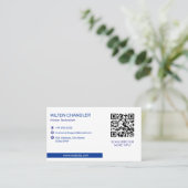 Carte De Visite Réparation d'imprimante | Nettoyer le code-barres  (Debout devant)