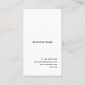 Carte De Visite Réparation d'ordinateur à circuit blanc élégant (Dos)