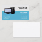 Carte De Visite Réparation d'ordinateur Administrateurs réseau de (Devant / Derrière)