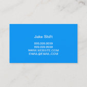 Carte De Visite Réparation d'ordinateur, Technicien, Ordinateur po (Dos)