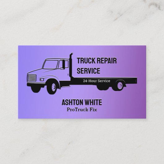 Carte De Visite Réparation du camion (Devant)
