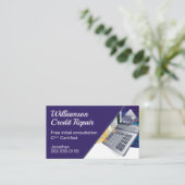 Carte De Visite Réparation du crédit Gestion financière Finances (Debout devant)