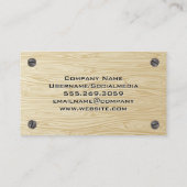 Carte De Visite Réparation du domicile de la boîte à outils | Vis  (Dos)