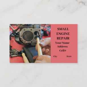 Carte De Visite Réparation du moteur Petits outils de soupape à pi