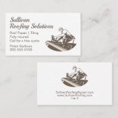 Carte De Visite Réparation du toit en tuile (Devant / Derrière)