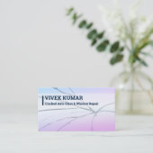 Carte De Visite Réparation du verre de voiture (Debout devant)