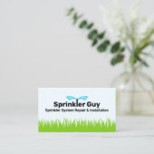 Carte De Visite Réparation et installation de l'extincteur (Debout devant)