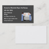 Carte De Visite Réparation et remplacement des verres automobiles (Devant / Derrière)