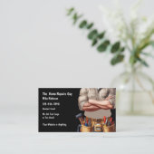 Carte De Visite Réparation Et Retrait De La Maison (Debout devant)