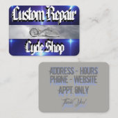 Carte De Visite Réparation faite sur commande (Devant / Derrière)