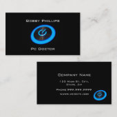 Carte De Visite réparation informatique (Devant / Derrière)