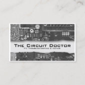 Carte De Visite Réparation informatique Circuits électroniques (Devant)