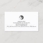 Carte De Visite Réparation informatique du technicien informatique (Dos)