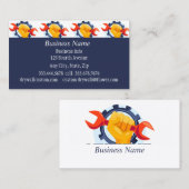 Carte De Visite Réparation mécanique Automobile Custom Business (Devant / Derrière)