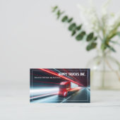 Carte De Visite Réparation mécanique du camion (Debout devant)