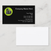 Carte De Visite Réparation Moderne De Pneus Et D'Automobiles (Devant / Derrière)