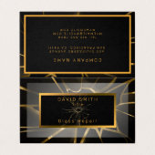 Carte De Visite Réparation moderne de verre professionnel (Extérieur déplié)