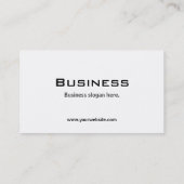 Carte De Visite Réparation moderne élégante simple professionnelle (Dos)